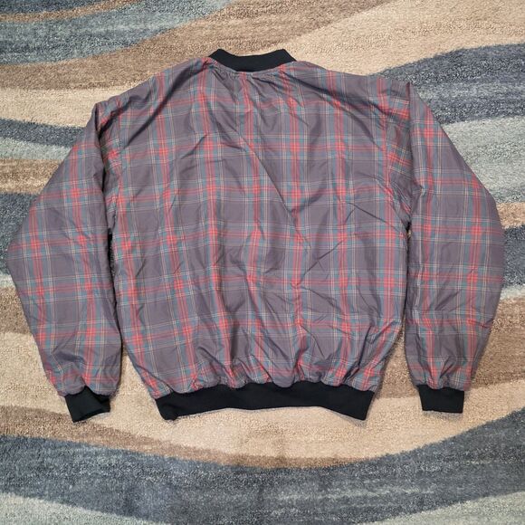 VINTAGE 90s Turfer Gold Jacket Mens L Metropolitan Golfers Club - Picture 2 of 7